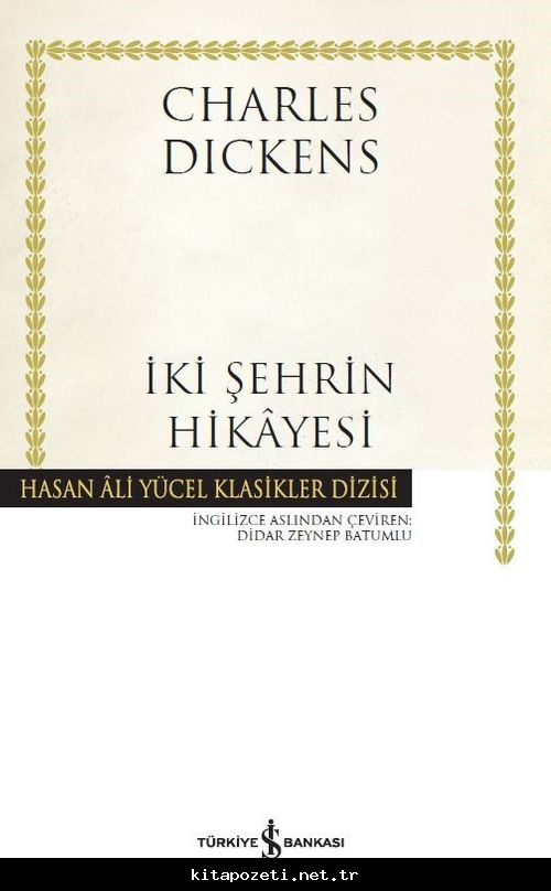 İki Şehrin Hikayesi - Charles Dickens Kitap Kapağı
